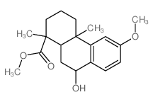 1-Phenanthrenecarboxylicacid, 1,2,3,4,4a,9,10,10a-octahydro-9-hydroxy-6-methoxy-1,4a-dimethyl-, methyl ester, [1S-(1a,4aa,9a,10ab)]- (9CI) picture