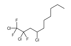 1,2,4-trichloro-1,1,2-trifluorodecane结构式