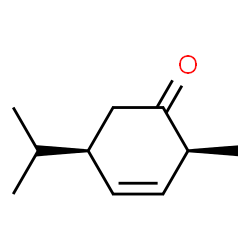 3-Cyclohexen-1-one,2-methyl-5-(1-methylethyl)-,(2S,5R)-(9CI) structure