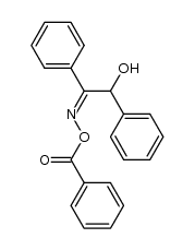 (+/-)-benzoin-(O-benzoyl-seqcis-oxime )结构式