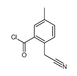 Benzoyl chloride, 2-(cyanomethyl)-5-methyl- (8CI) picture