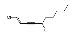 (S)-(E)-1-chlorodec-1-en-3-yn-5-ol Structure