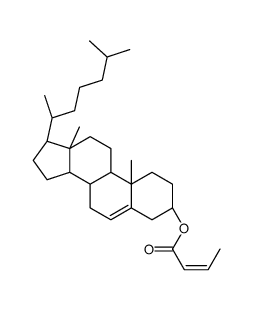 5-CHOLESTEN-3BETA-OL 3-CROTONATE structure