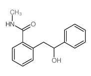 Benzamide,2-(2-hydroxy-2-phenylethyl)-N-methyl-结构式