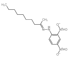 2-Decanone,2-(2,4-dinitrophenyl)hydrazone Structure