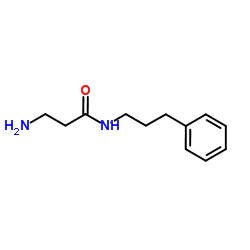 N-(3-Phenylpropyl)-β-alaninamide Structure