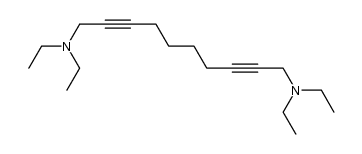 N,N,N',N'-tetraethyl-deca-2,8-diynediyldiamine Structure