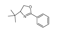 (4S)-4-tert-butyl-2-phenyl-4,5-dihydro-1,3-oxazole结构式