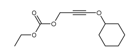 3-(cyclohexyloxy)prop-2-yn-1-yl ethyl carbonate Structure