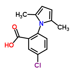 5-CHLORO-2-(2,5-DIMETHYL-PYRROL-1-YL)-BENZOIC ACID structure