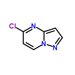 5-氯吡唑并(1,5-a)嘧啶结构式