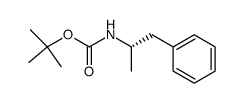 tert-butyl (1S)-1-methyl-2-phenylethyl carbamate结构式