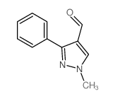 1-甲基-3-苯基-1H-吡唑-4-甲醛结构式