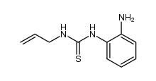 N-allyl-N'-(2-amino-phenyl)-thiourea结构式