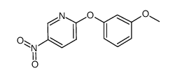 2-(3-methoxyphenoxy)-5-nitropyridine结构式