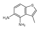 3-methyl-benzo[b]thiophene-4,5-diamine结构式
