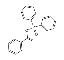 1-phenylvinyl diphenylphosphinate Structure