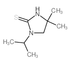 2-Imidazolidinethione,4,4-dimethyl-1-(1-methylethyl)-结构式