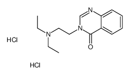 3-[2-(diethylamino)ethyl]quinazolin-4-one,dihydrochloride Structure