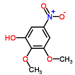 2,3-Dimethoxy-5-nitrophenol structure