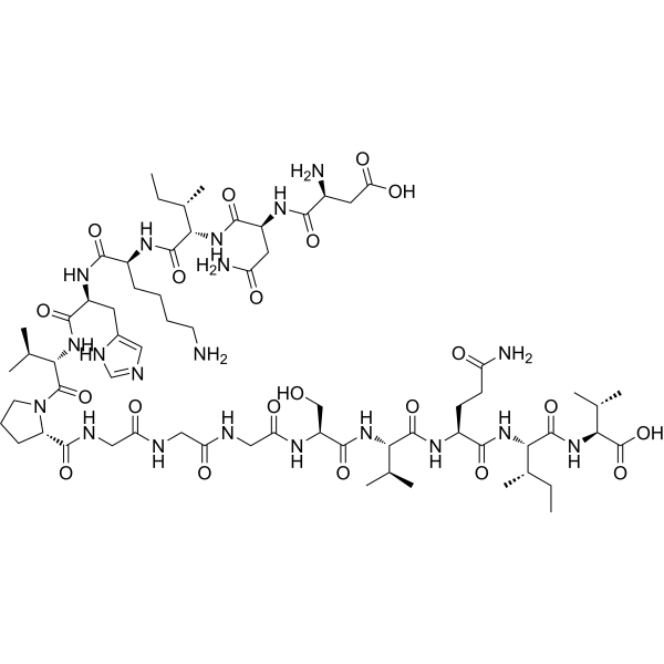Tau Peptide (295-309) trifluoroacetate salt Structure