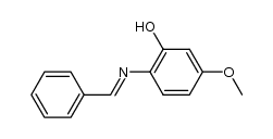 benzaldehyde-(2-hydroxy-4-methoxy-phenylimine)结构式