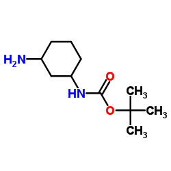 (3-Aminocyclohexyl)carbamic acid tert-butyl ester structure