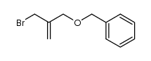 [2-(bromomethyl)prop-2-en-1-yloxy]methylbenzene结构式