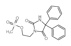 2,4-Imidazolidinedione,3-[2-[(methylsulfonyl)oxy]ethyl]-5,5-diphenyl- picture