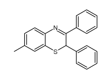 7-methyl-2,3-diphenyl-2H-benzo[b][1,4]thiazine结构式