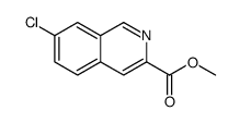 3-Isoquinolinecarboxylic acid, 7-chloro-, Methyl ester structure