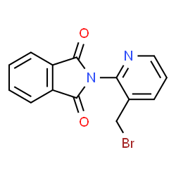3-BROMOMETHYL-2-PHTHALIMIDO-PYRIDINE结构式
