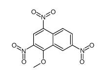 1-Methoxy-2,4,7-trinitronaphthalene Structure