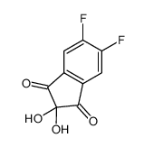1H-Indene-1,3(2H)-dione, 5,6-difluoro-2,2-dihydroxy- (9CI)结构式