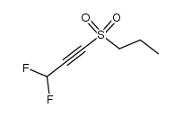 3,3-difluoro-1-(propylsulfonyl)propyne Structure