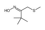 3,3-dimethyl-1-(methylthio)butan-2-one oxime Structure