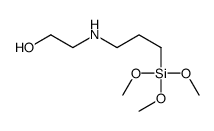 2-(3-trimethoxysilylpropylamino)ethanol结构式