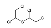 1,2-dichloro-1-(1,2-dichloroethylsulfanyl)ethane结构式