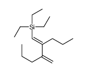 triethyl-(3-methylidene-2-propylhex-1-enyl)silane Structure