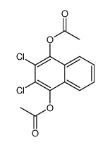 (4-acetyloxy-2,3-dichloronaphthalen-1-yl) acetate Structure