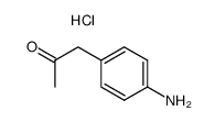 (4-amino-phenyl)-acetone, hydrochloride Structure