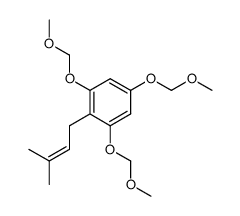1,3,5-tris(methoxymethoxy)-2-(3-methylbut-2-en-1-yl)benzene Structure