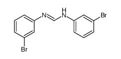 N,N'-bis-(3-bromo-phenyl)-formamidine结构式