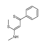 3-(methylamino)-3-methylsulfanyl-1-phenylprop-2-ene-1-thione Structure