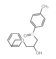 1-(4-methylphenyl)sulfinyl-3-phenylmethoxy-propan-2-ol Structure