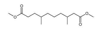3,7-Dimethyldecanedioic acid dimethyl ester结构式