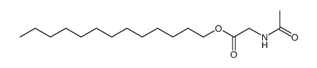 N-acetyl-glycine tridecyl ester Structure