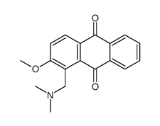 1-[(dimethylamino)methyl]-2-methoxyanthracene-9,10-dione Structure