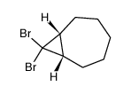 8,8-dibromobicyclo[5.1.0]octane Structure