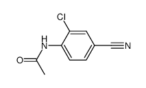 2'-chloro-4'-cyanoacetanilide Structure